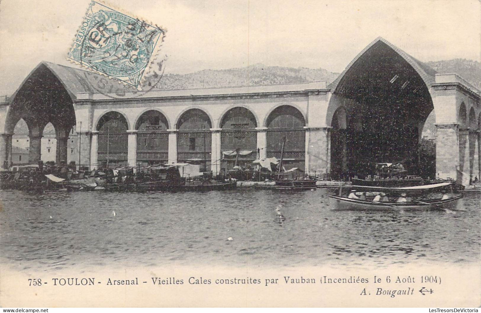 FRANCE - 83 - Toulon - Arsenal - Vieilles Cales Construites Par Vauban ( Incendiés Le 6 Août..) - Carte Postale Ancienne - Toulon