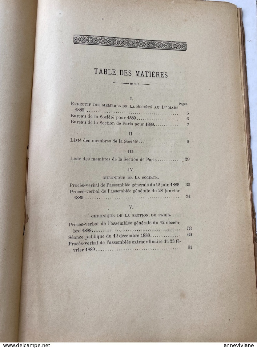 Annuaire No 14 1888 Société Des Touristes Du Dauphiné - Rhône-Alpes