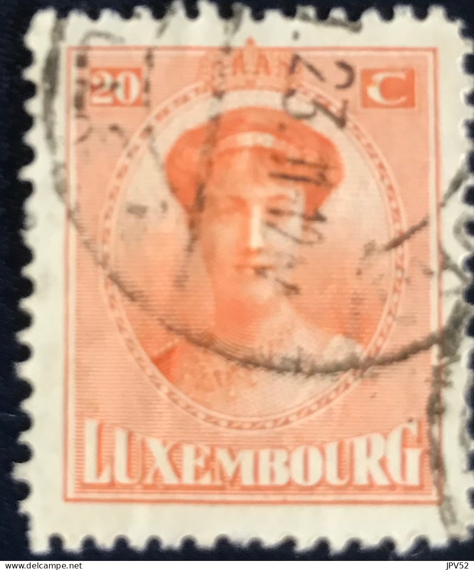 Luxembourg - Luxemburg - C18/32 - 1922 - (°)used - Michel 127 - Groothertogin Charlotte - 1921-27 Charlotte Voorzijde
