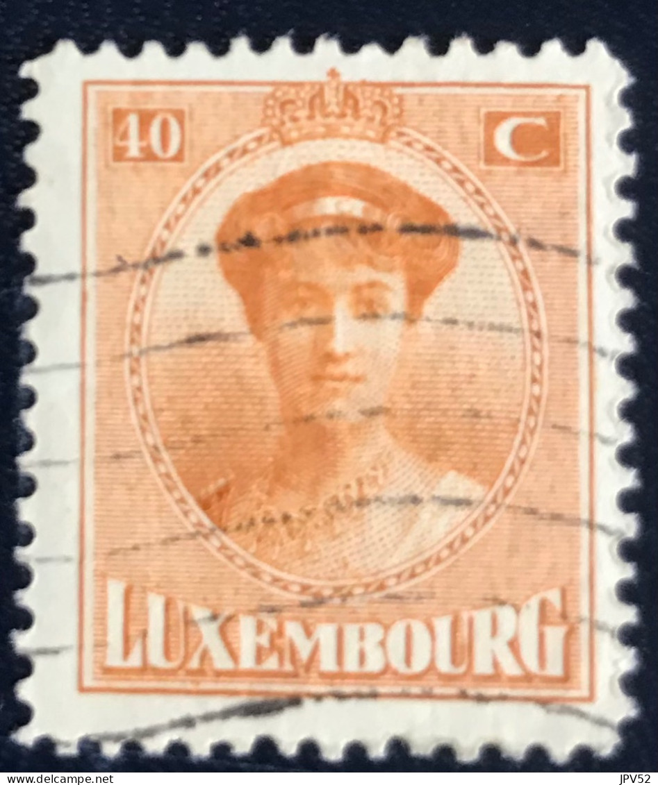 Luxembourg - Luxemburg - C18/32 - 1921 - (°)used - Michel 130 - Groothertogin Charlotte - 1921-27 Charlotte Frontansicht