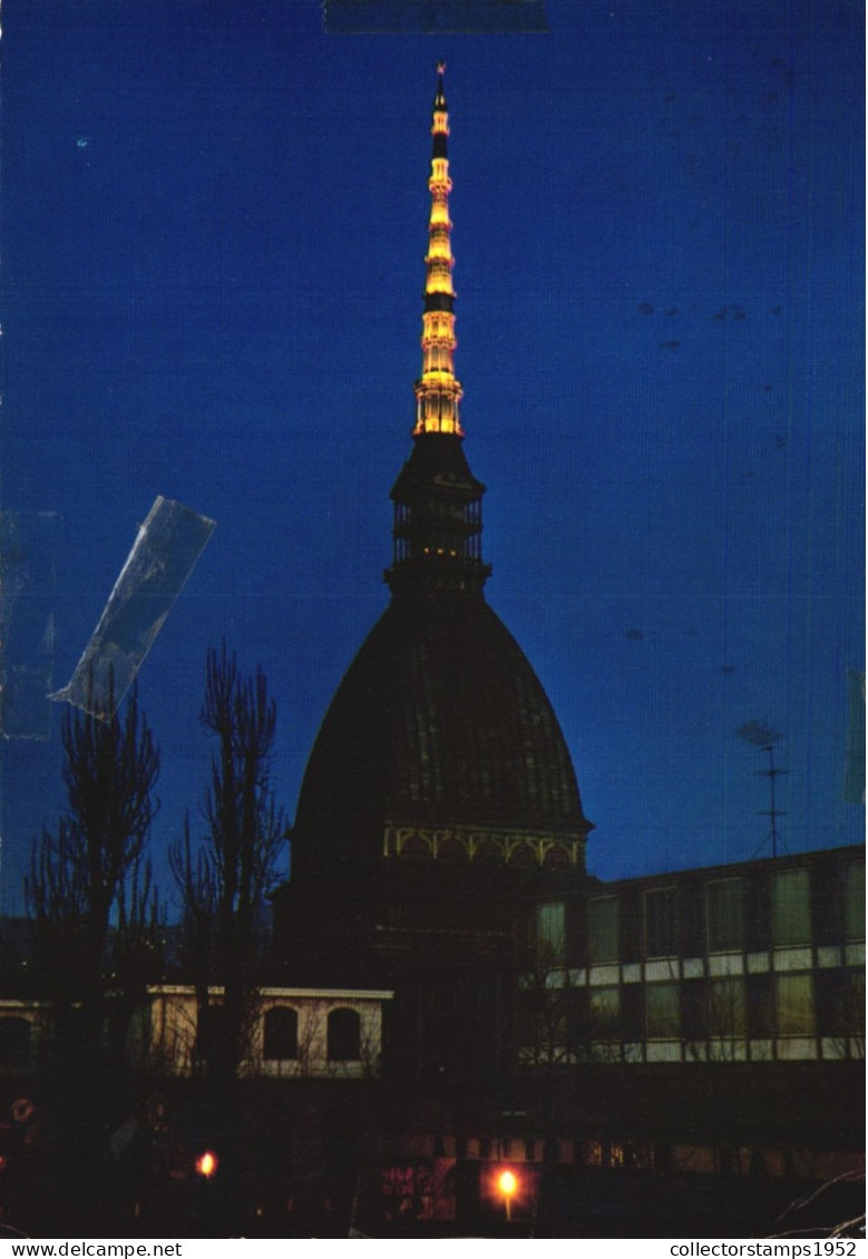 TORINO, THE MOLE, ANTONELLIANA, BUILDING, NIGHT, ITALY - Mole Antonelliana