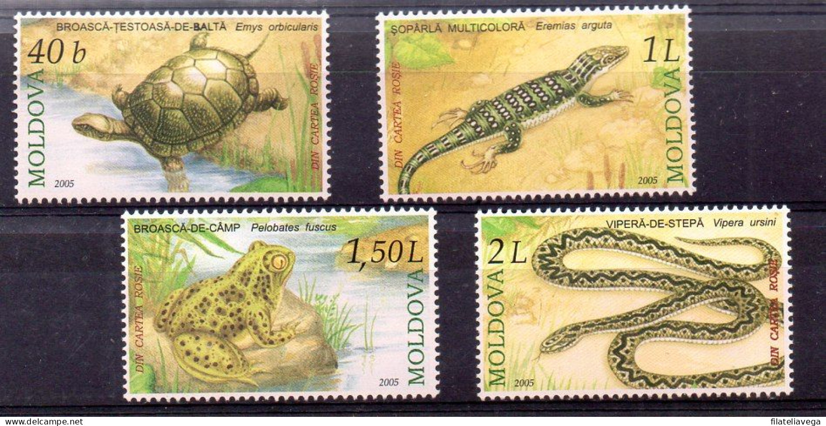 Moldavia Serie Nº Yvert 453/56 ** - Serpents