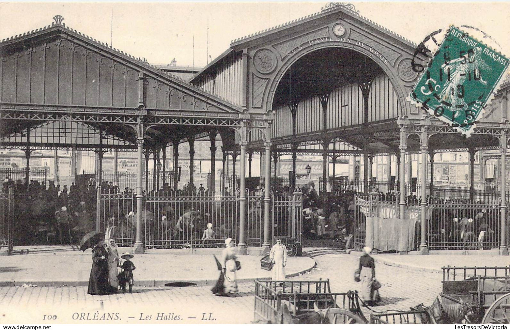 FRANCE - 45 - Orléans - Les Halles - Carte Postale Ancienne - Orleans