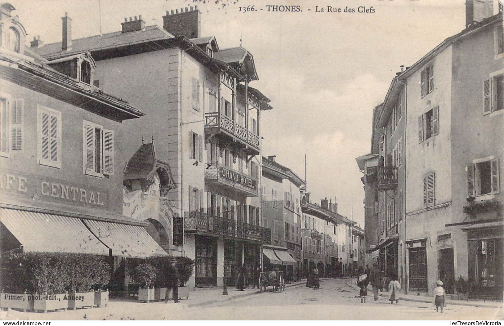 FRANCE - 74 - Thônes - La Rue Des Clefs - Carte Postale Ancienne - Thônes