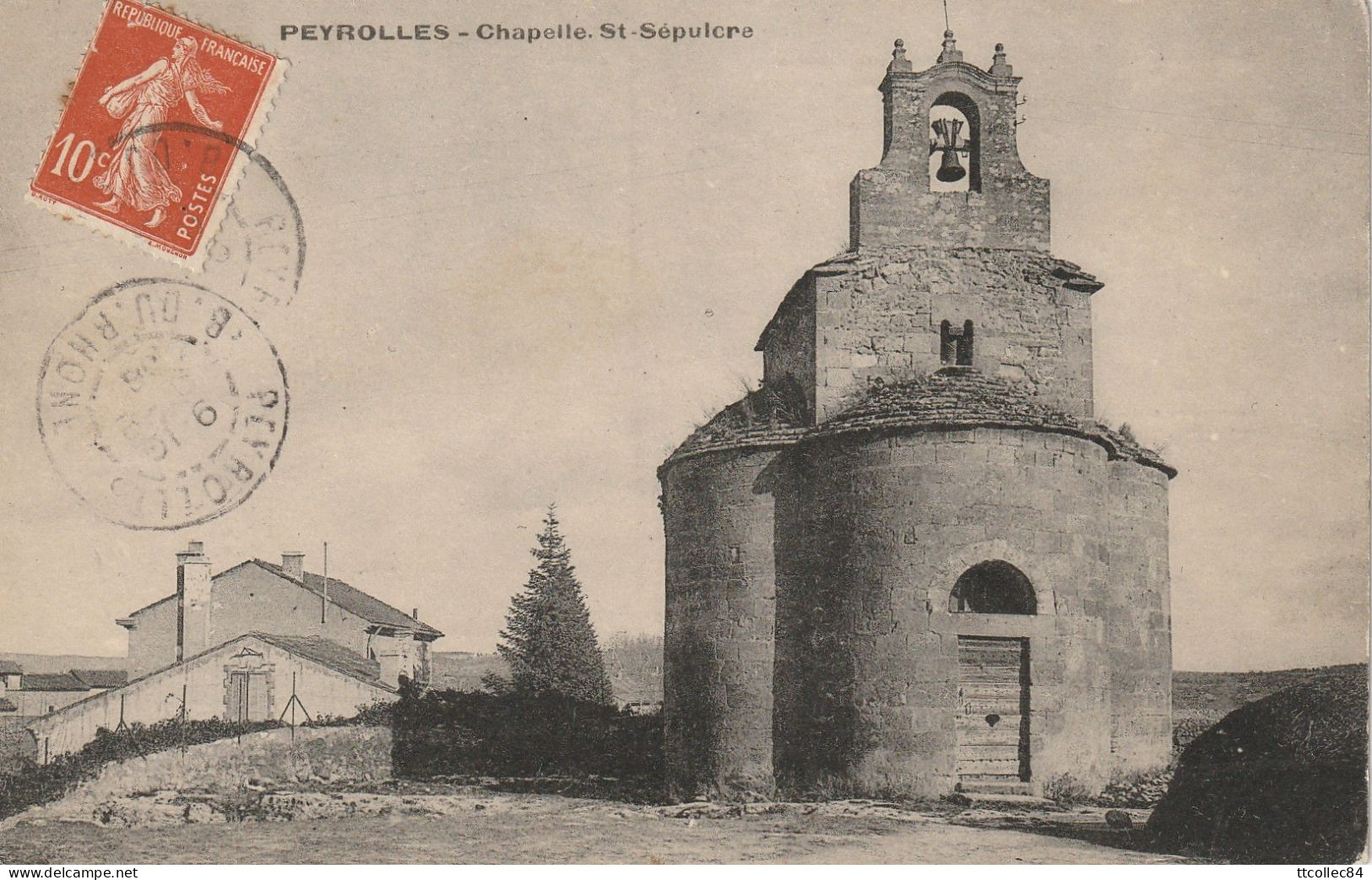 CPA-13-PEYROLLES-Chapelle St Sépulcre - Peyrolles