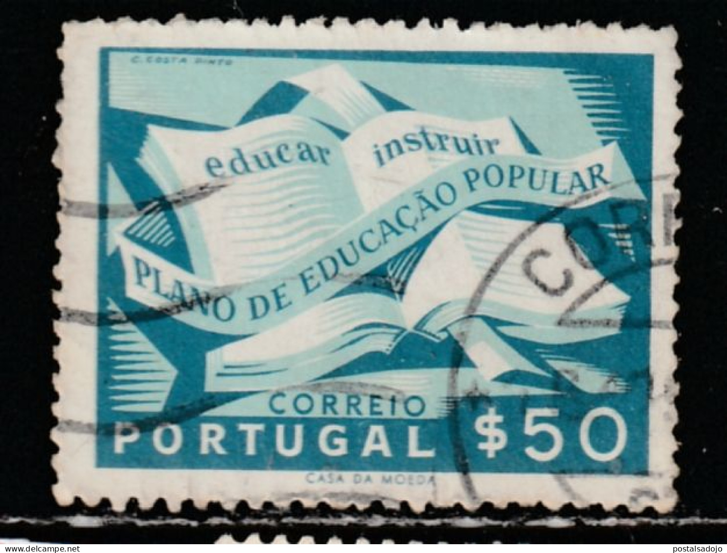 PORTUGAL 1258 // YVERT 807 // 1954 - Used Stamps