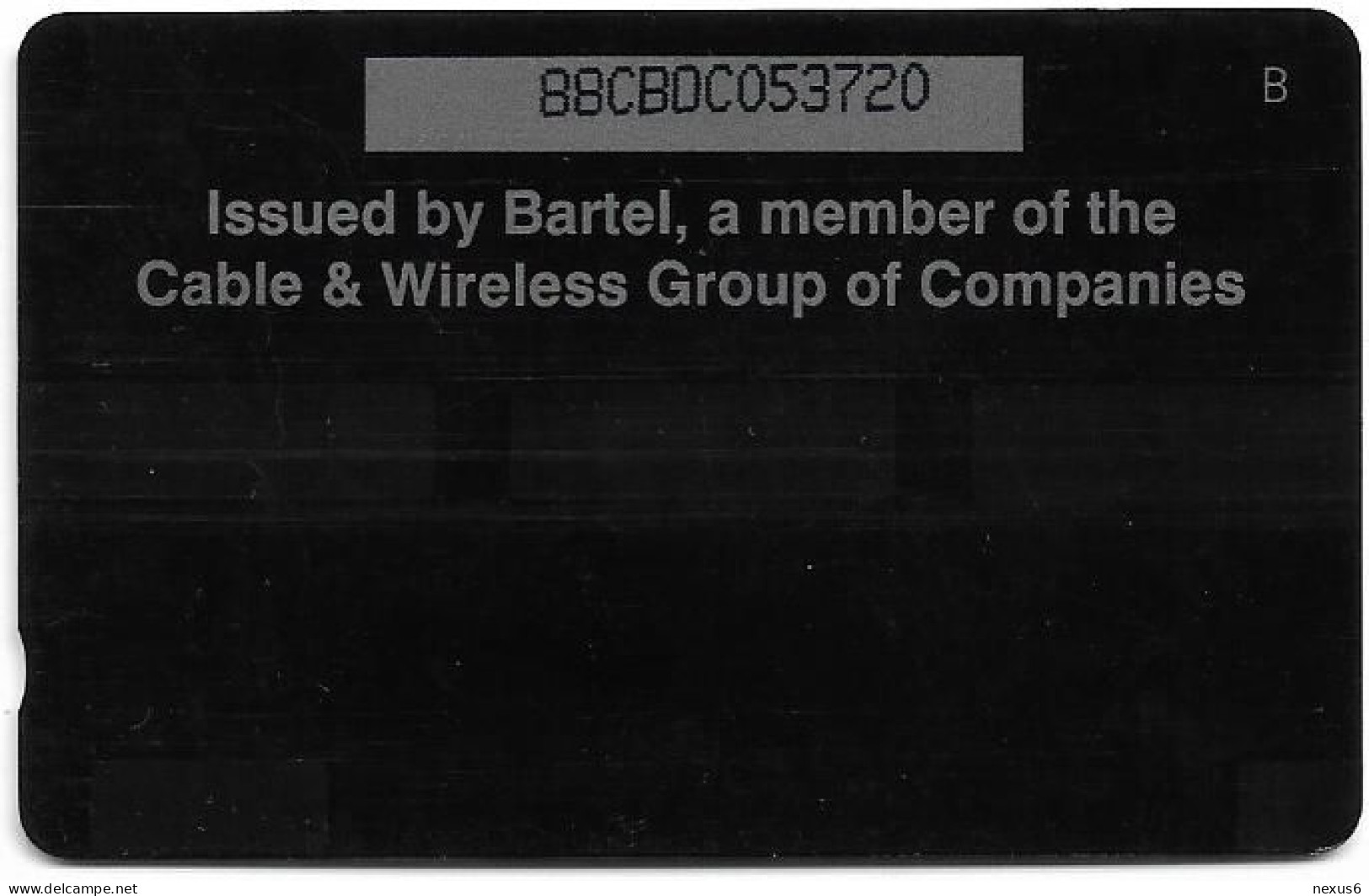 Barbados - C&W (GPT) - Crop Over 95 - 88CBDC (Normal 0, Type #2), 1996, Used - Barbados