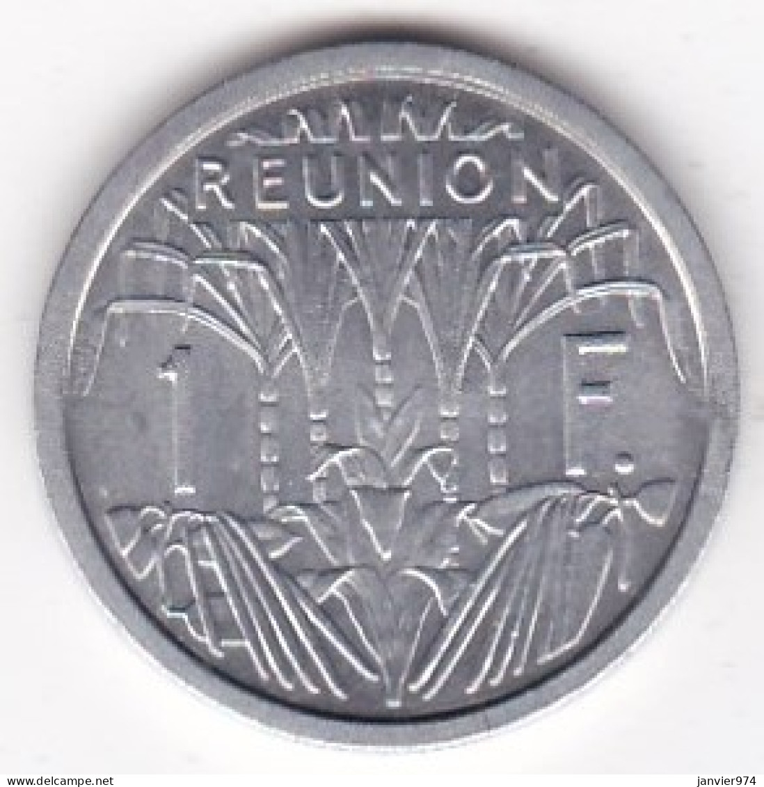 Ile De La Réunion 1 Franc 1964 Chouette, En Aluminium , Lec# 54 , Unc , Neuve - Réunion