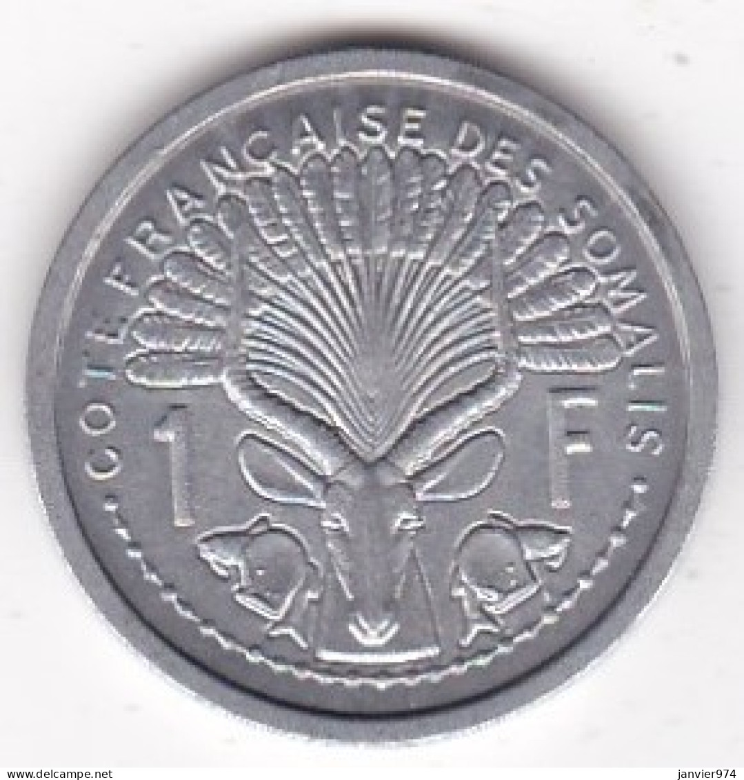 Côte Française Des Somalis Djibouti 1 Franc 1959 ,en Aluminium , KM# 8 - Lec 27, En Sup - Dschibuti