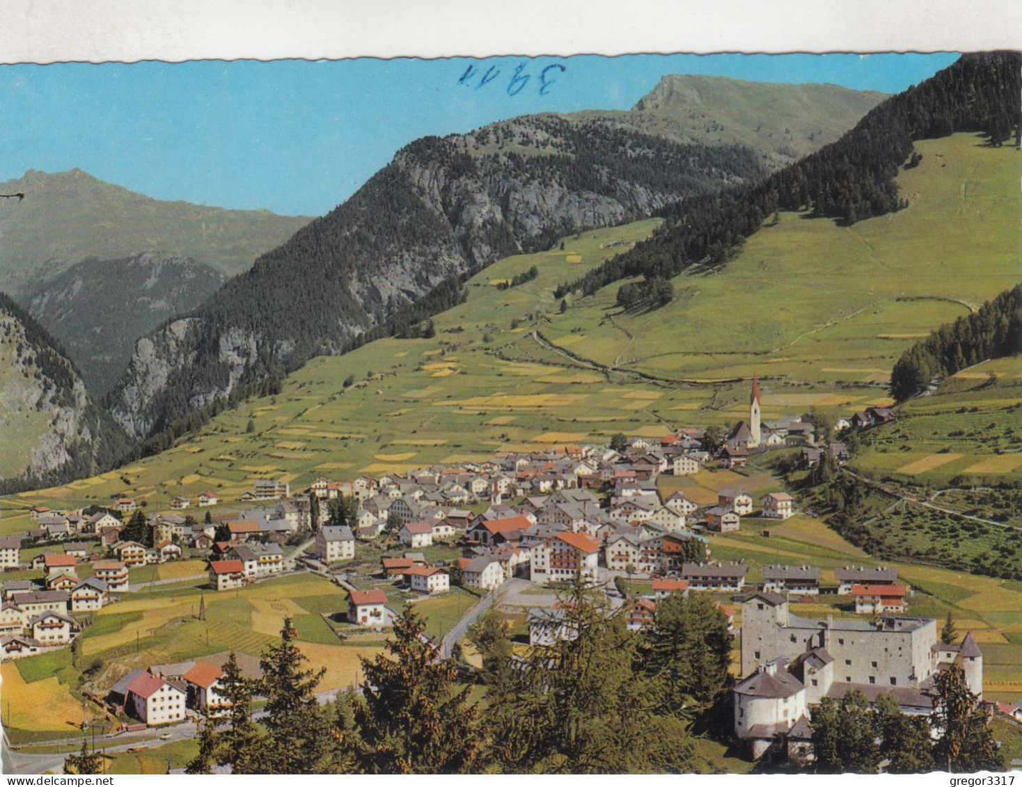 D3990) NAUDERS - Und Schloß Nauders - Tirol - Schöne, ältere Farbvariante - Nauders