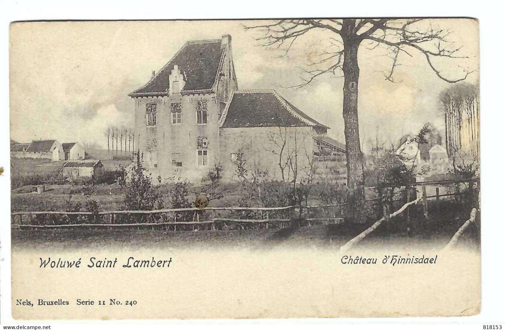 Woluwé Saint Lambert   Château D'hinnisdael  1934 - St-Lambrechts-Woluwe - Woluwe-St-Lambert