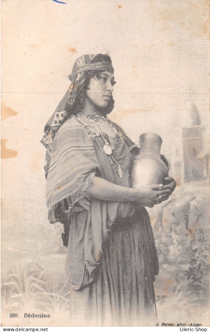 ALGÉRIE - Jeune Femme Bédouine Parée De Ses Bijoux - J. Geiser, Phot.-Alger Cpa1919 - Donne