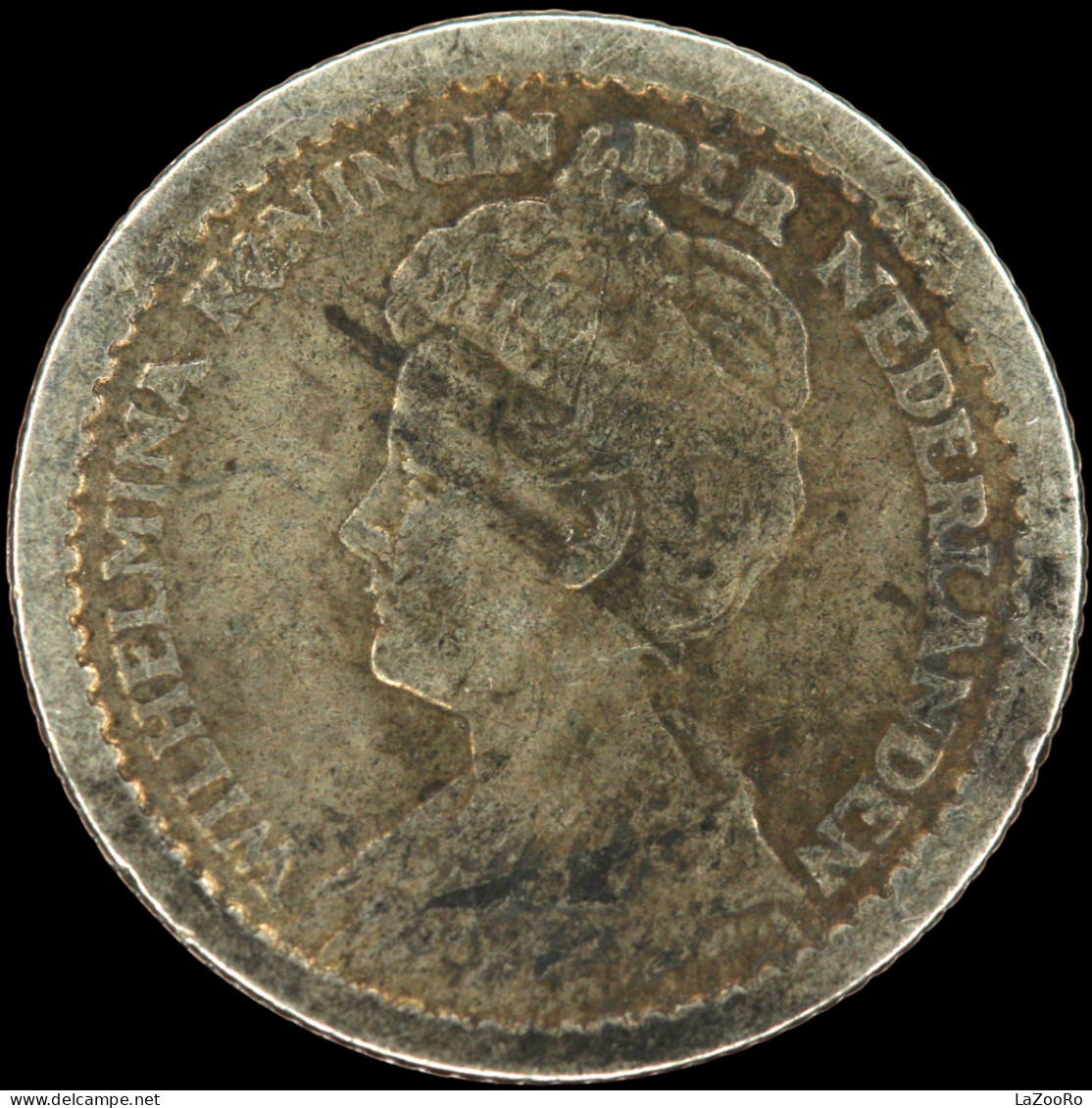 LaZooRo: Netherlands 10 Cents 1914 VF - Silver - 10 Cent