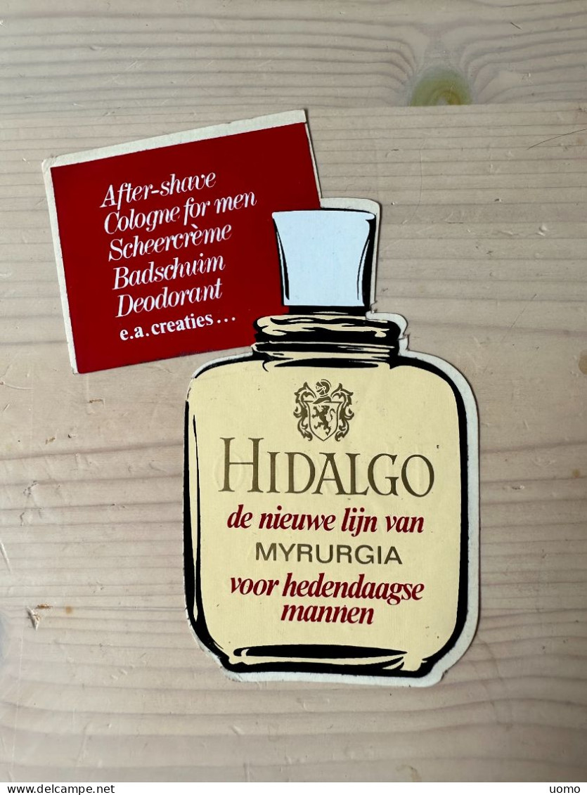 Myrurgia Hildalgo Sticker/ Raamsticker Vintage - Accessoires