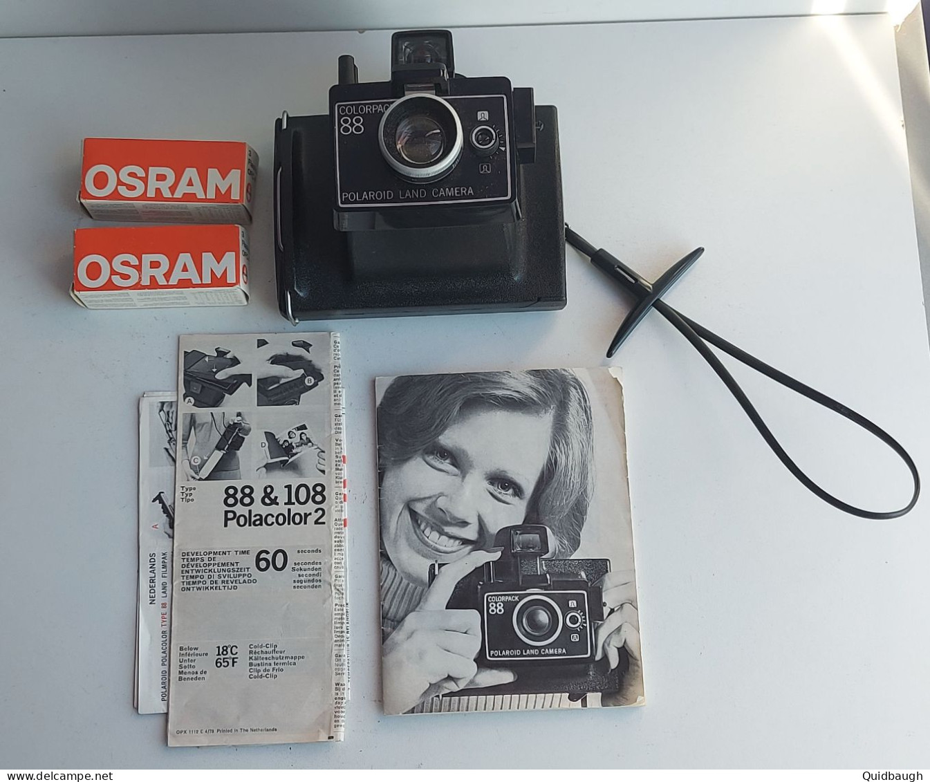 Ancien Appareil Photo Polaroid Colorpack 88 - Cameras