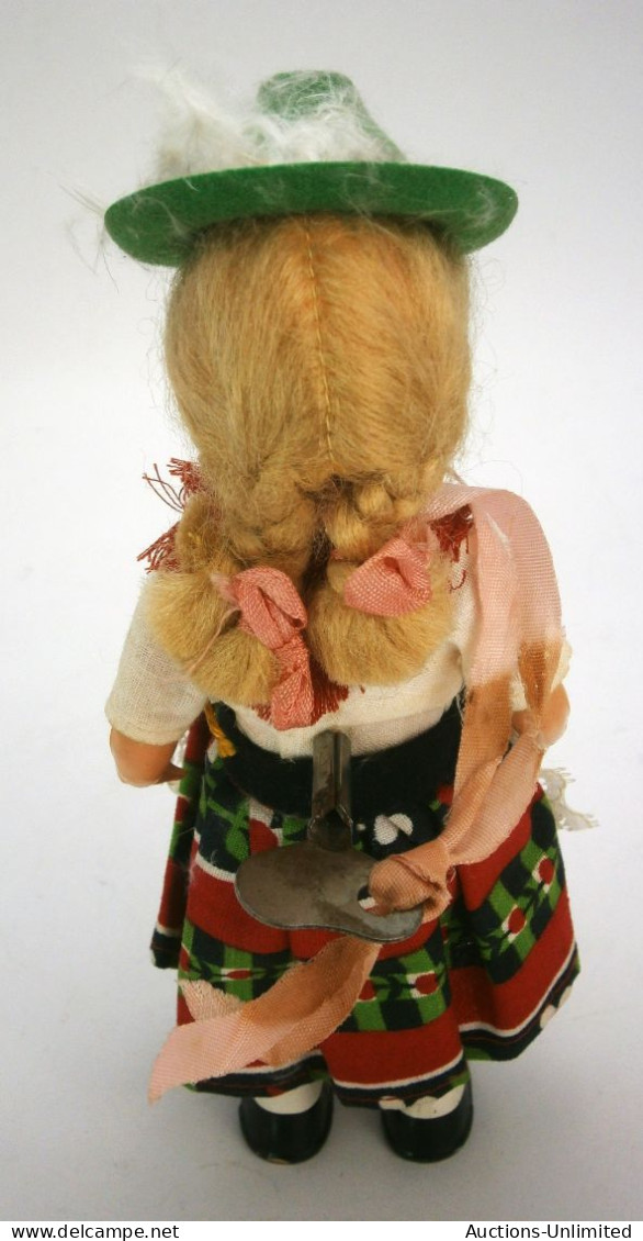 Vintage Wind-Up Mechanical Doll Made In Germany - Muñecas