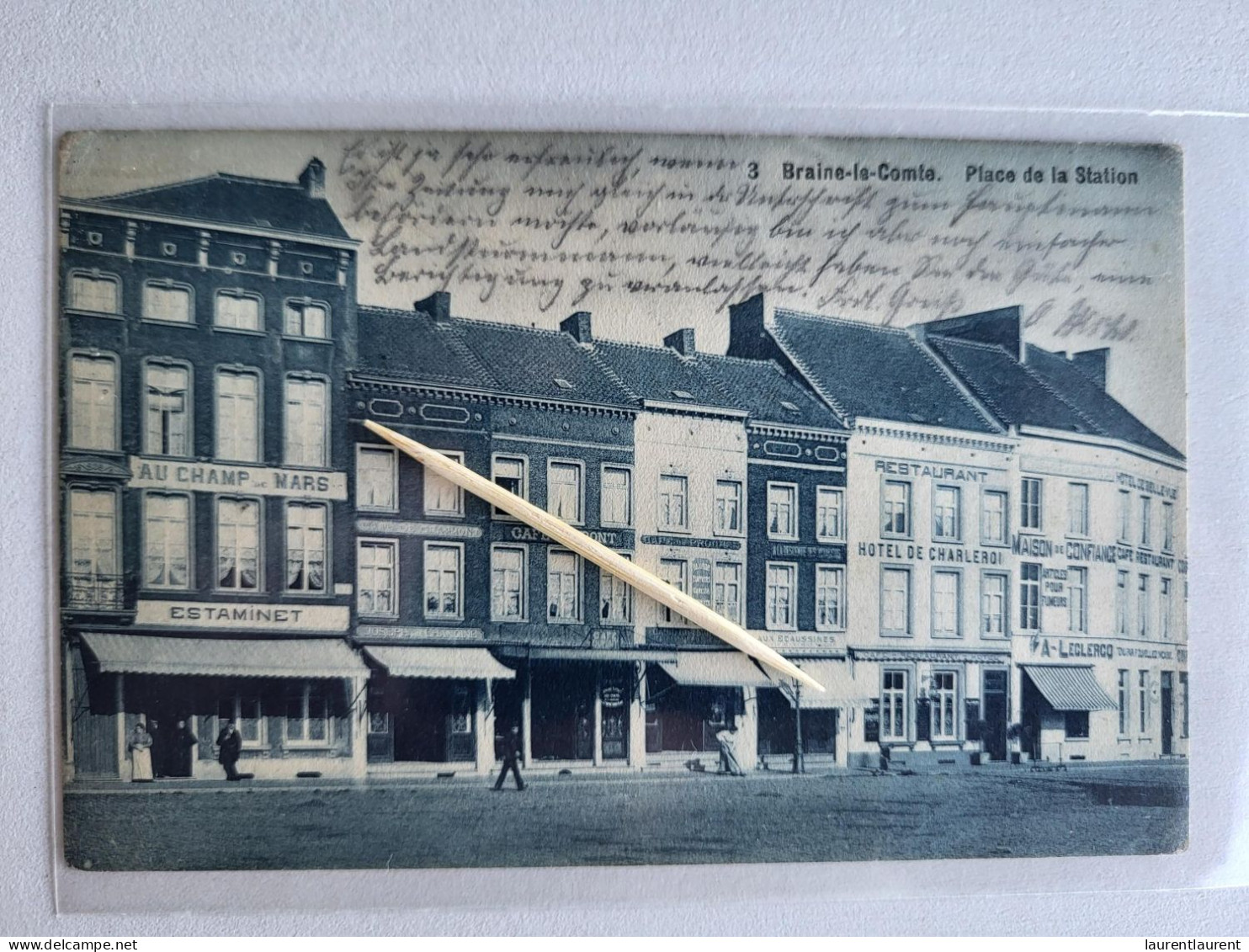 BRAINE LE COMTE - Place De La Station N°3 - 1914 - Braine-le-Comte