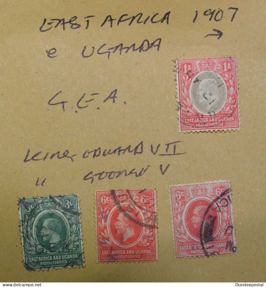 EAST AFRICA STAMPS   G E A  Overprint  1907 ->   ~~L@@K~~ - East Africa & Uganda Protectorates