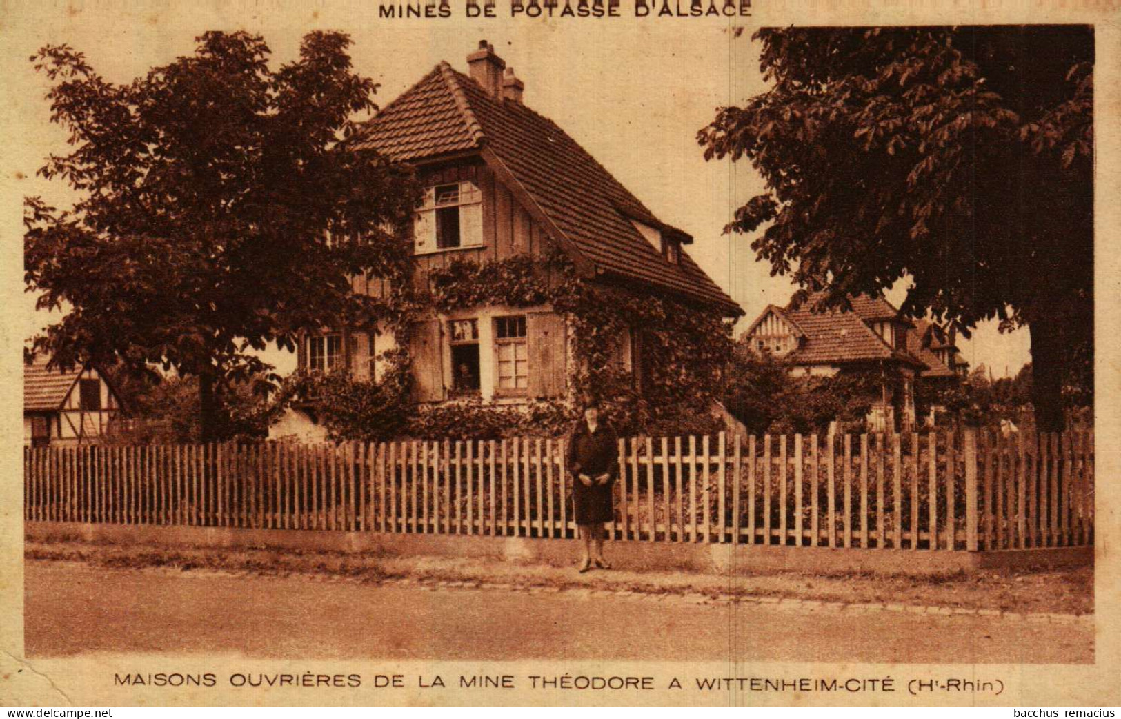 WITTENHEIM-CITÉ (Ht-Rhin) Maisons Ouvrières De La Mine Théodore - Mines De Potasse D'Alsace - Wittenheim