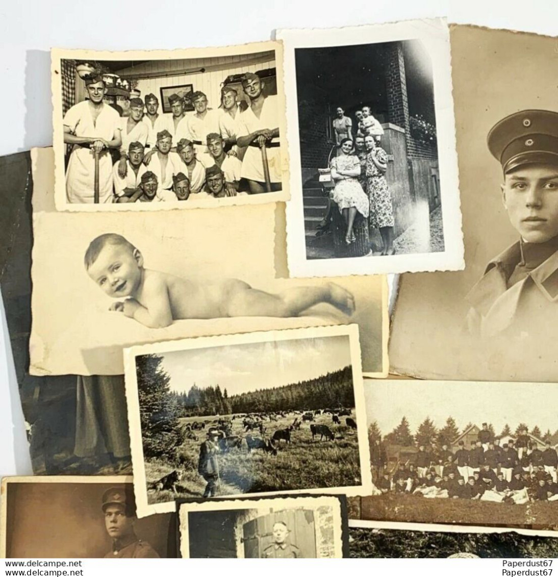 WW1 WW2 German Photo Lot Of 20 Photos Dutch Soldiers Civilians Wehrmacht #24 - 1939-45