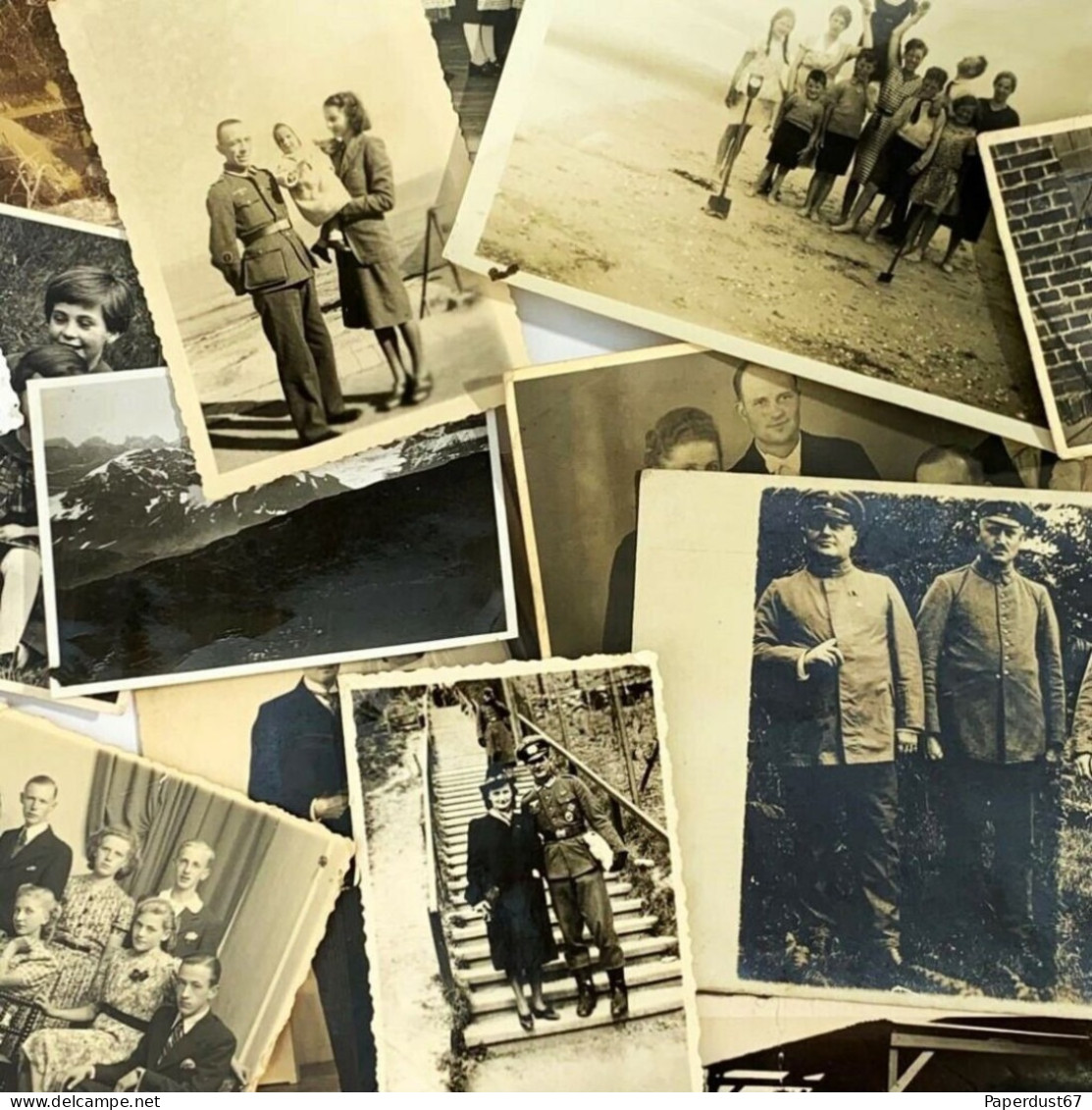 WW1 WW2 German Photo Lot Of 20 Photos Dutch Soldiers Civilians Wehrmacht #14 - 1939-45