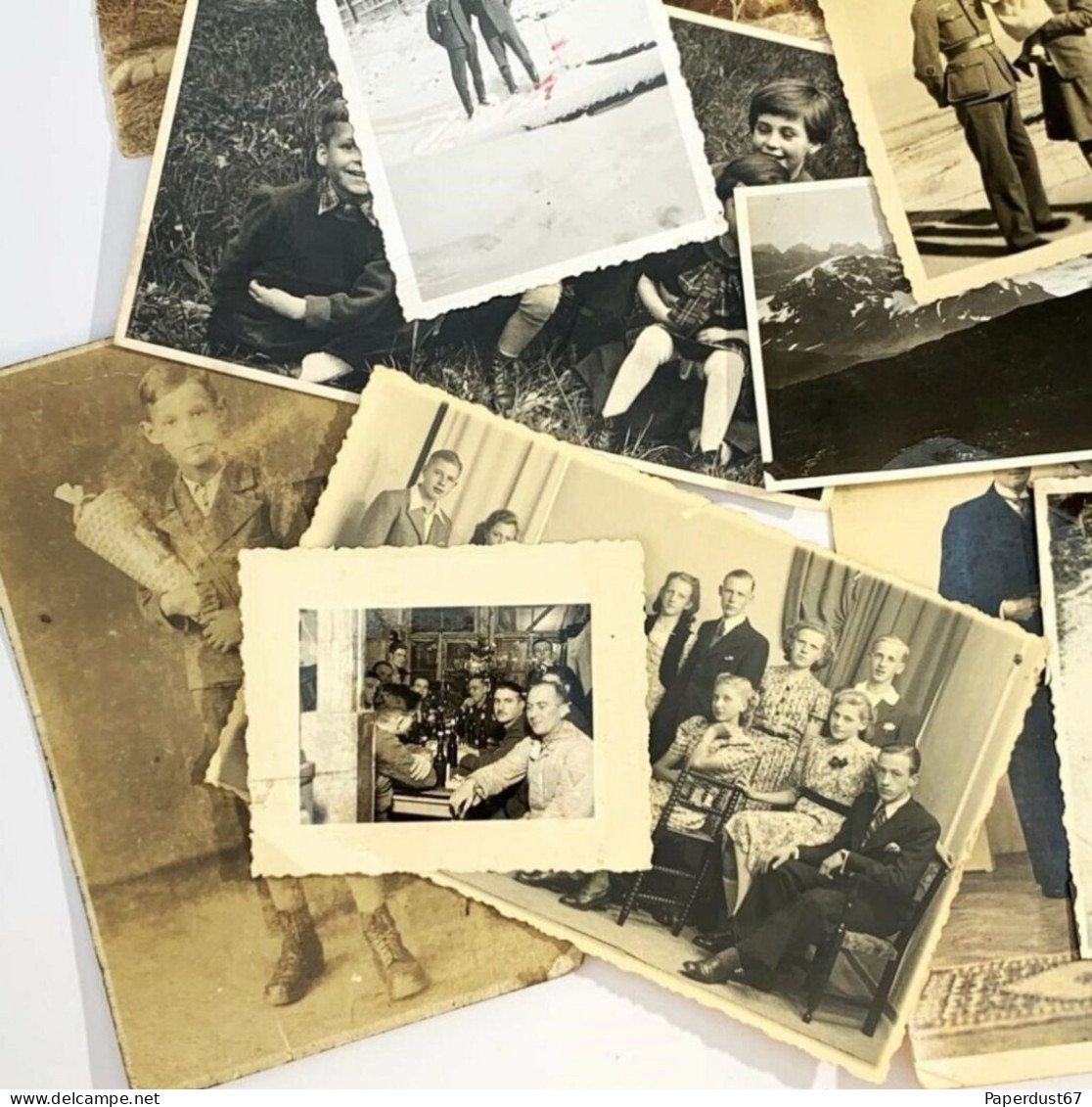 WW1 WW2 German Photo Lot Of 20 Photos Dutch Soldiers Civilians Wehrmacht #14 - 1939-45