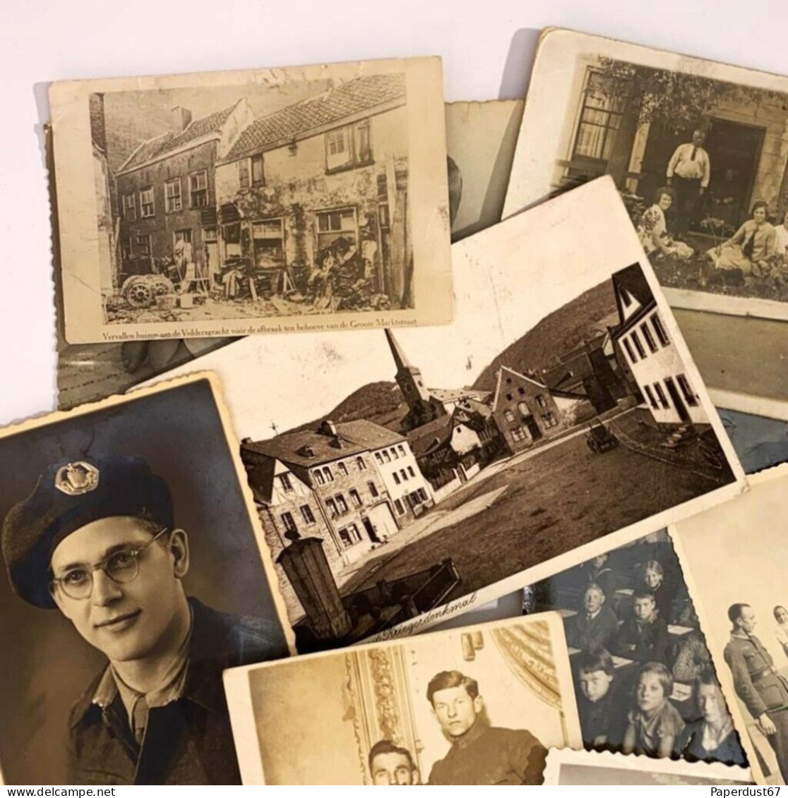 WW1 WW2 German Photo Lot Of 20 Photos Dutch Soldiers Civilians Wehrmacht #13 - 1939-45