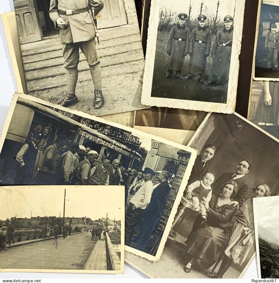 WW1 WW2 German Photo Lot Of 20 Photos Dutch Soldiers Civilians Wehrmacht #11 - 1939-45