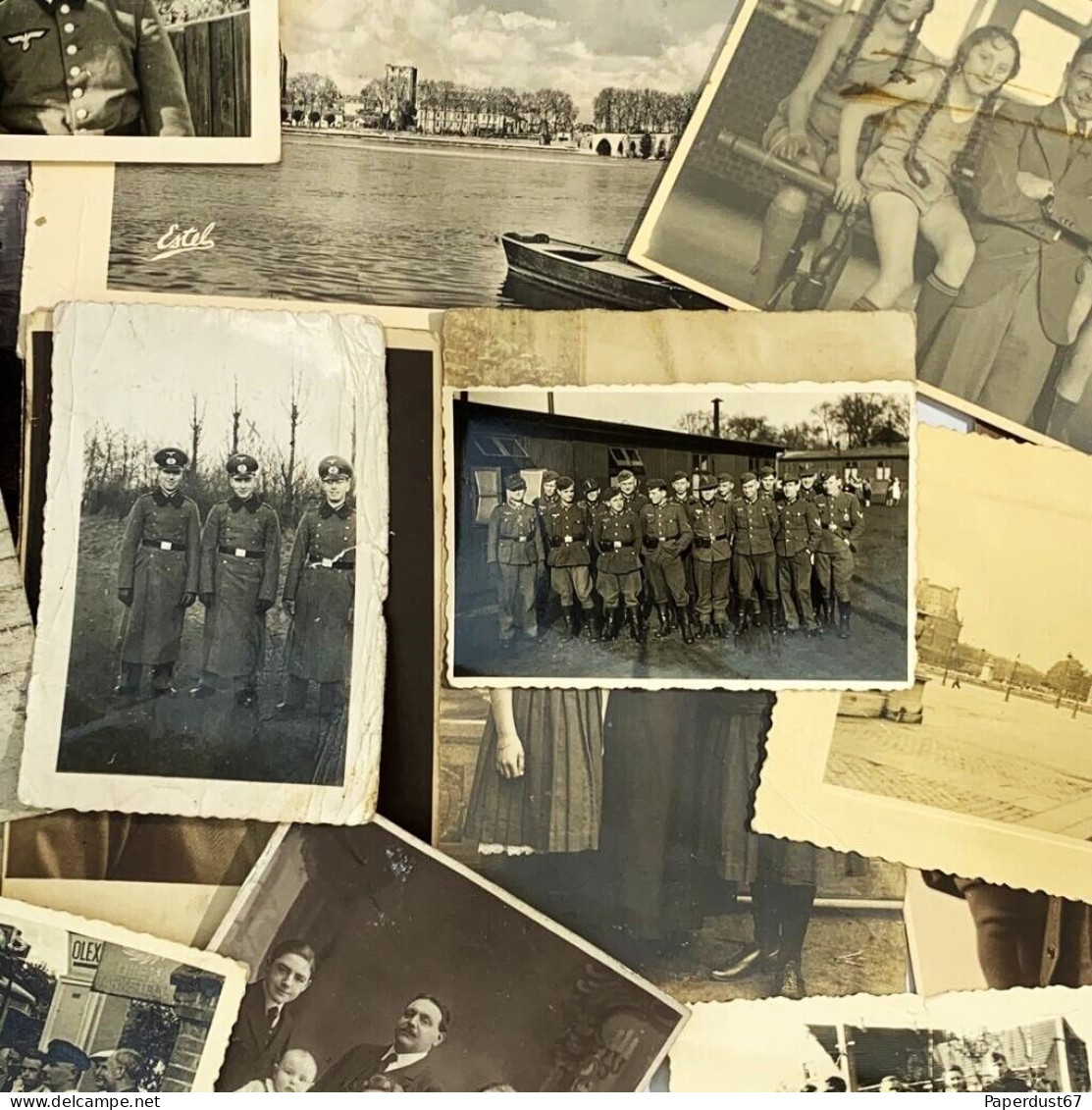 WW1 WW2 German Photo Lot Of 20 Photos Dutch Soldiers Civilians Wehrmacht #11 - 1939-45