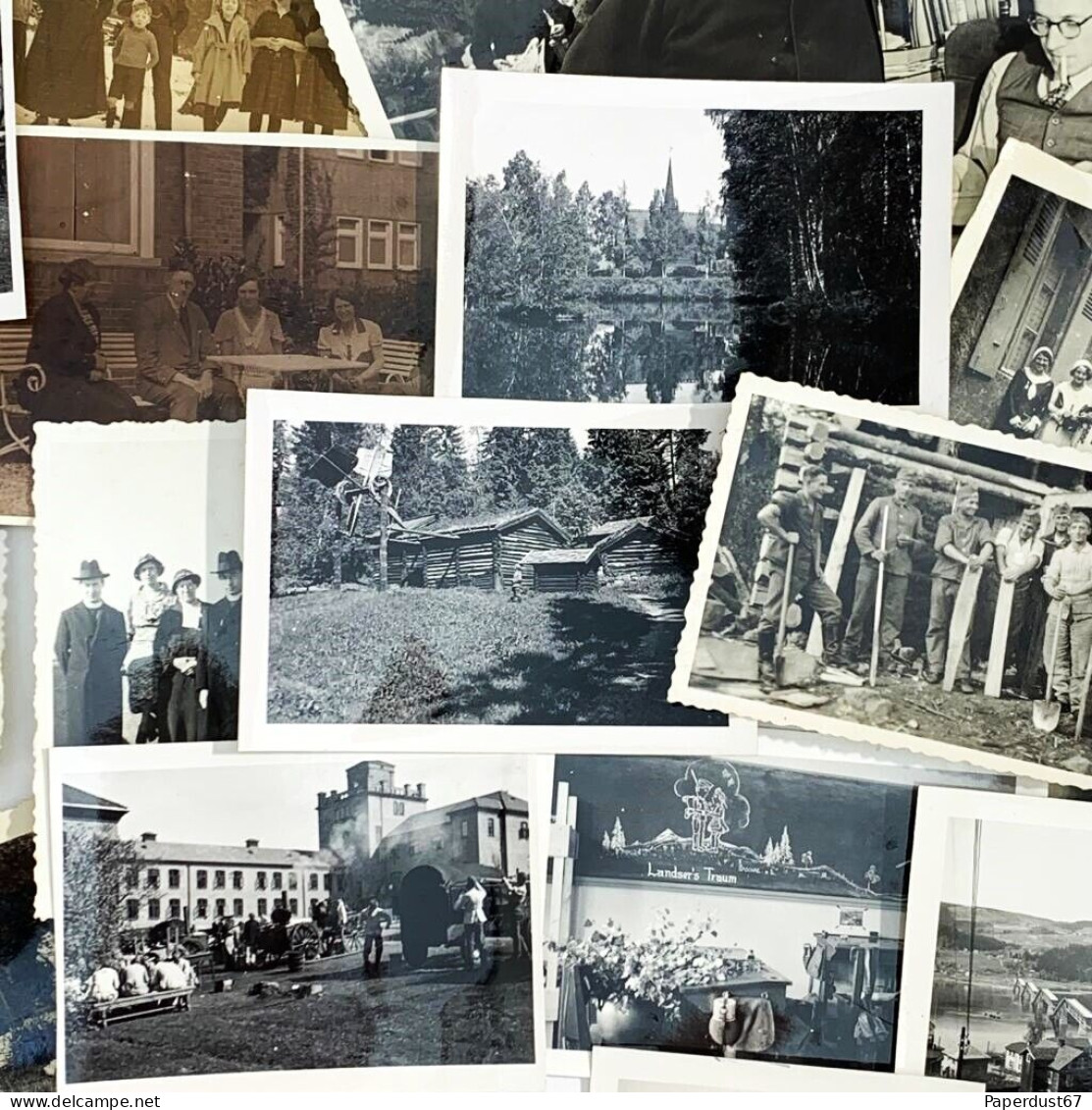 WW1 WW2 German Photo Lot Of 20 Photos Dutch Soldiers Civilians Wehrmacht #10