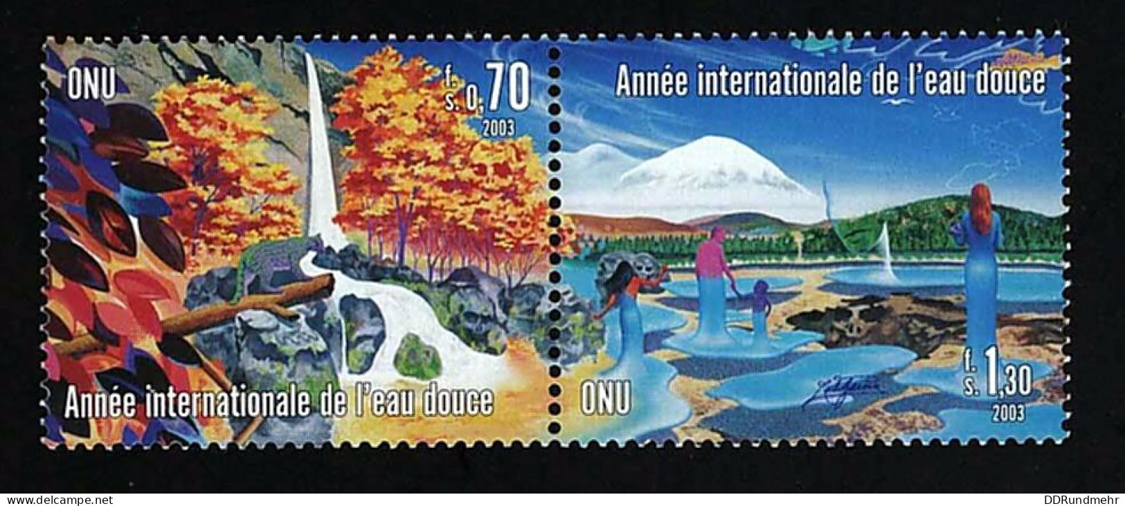 2003 Fresh Water  Michel NT-GE 470-471 Stamp Number NT-GE 412a Yvert Et Tellier NT-GE 482-483 Xx MNH - Unused Stamps