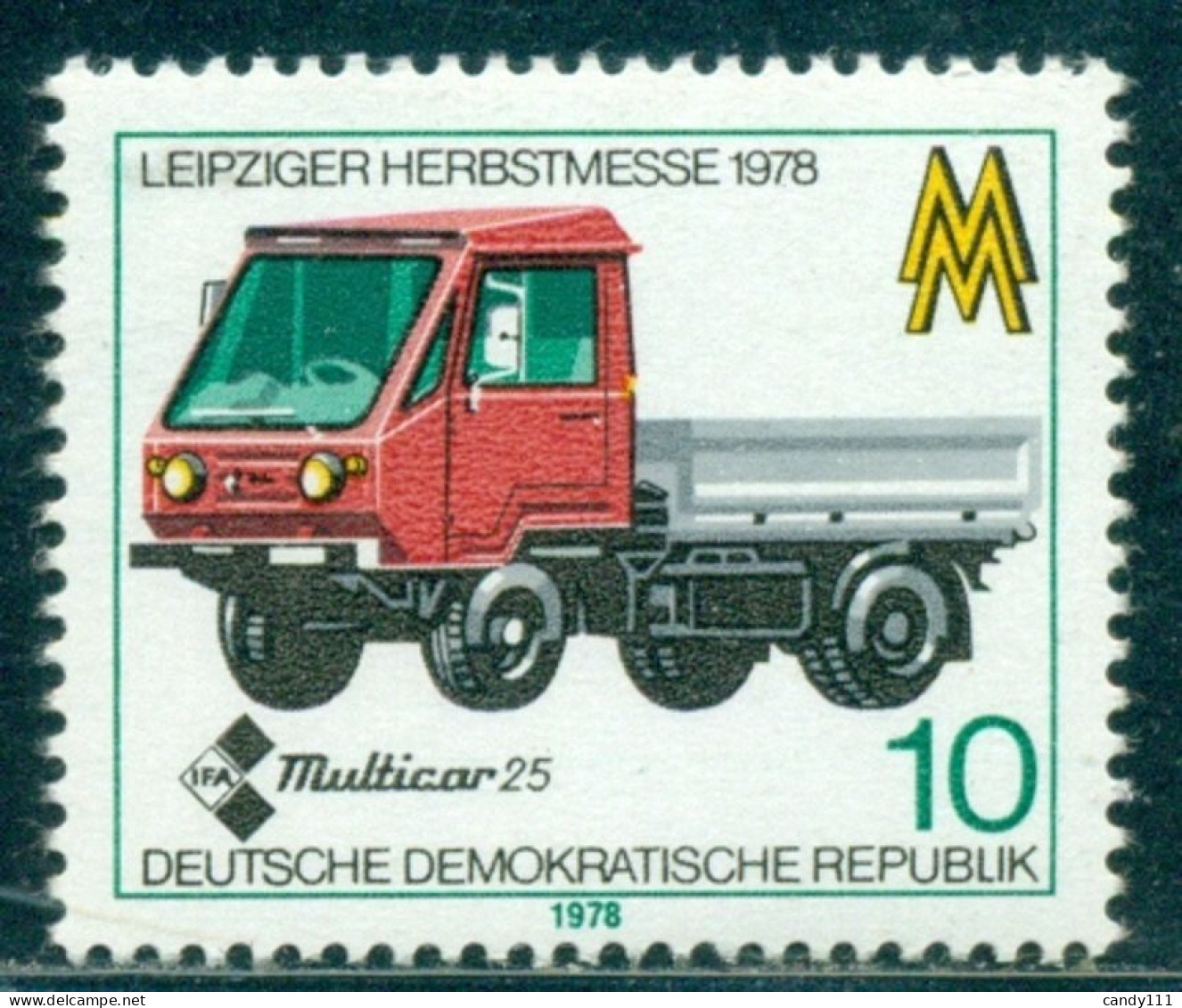 1978 IFA Multicar-25,multifunctional Equipment Transporter Vehicle,DDR,2353,MNH - Camion