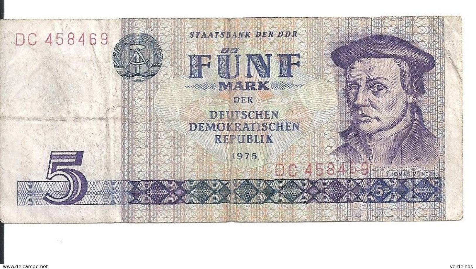 ALLEMAGNE 5 MARK 1975 VF P 27 - 5 Mark