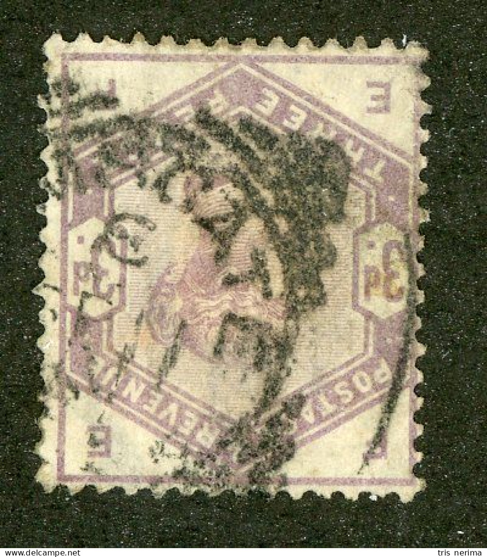 1250 GBX GB 1884 Scott #102 Used (scv $100.) LOWER BIDS 20% OFF - Unused Stamps