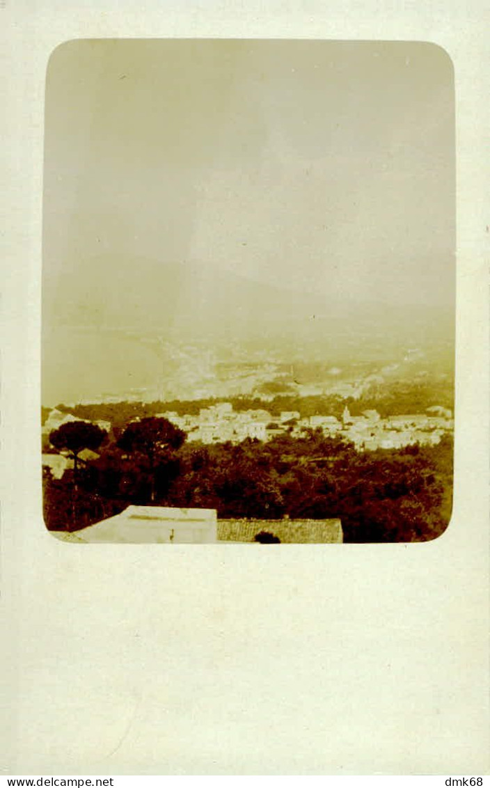 CASTELLAMMARE DI STABIA - PANORAMA DA QUISISANA - CARTOLINA FOTOGRAFICA - 1910s ( 18112) - Castellammare Di Stabia