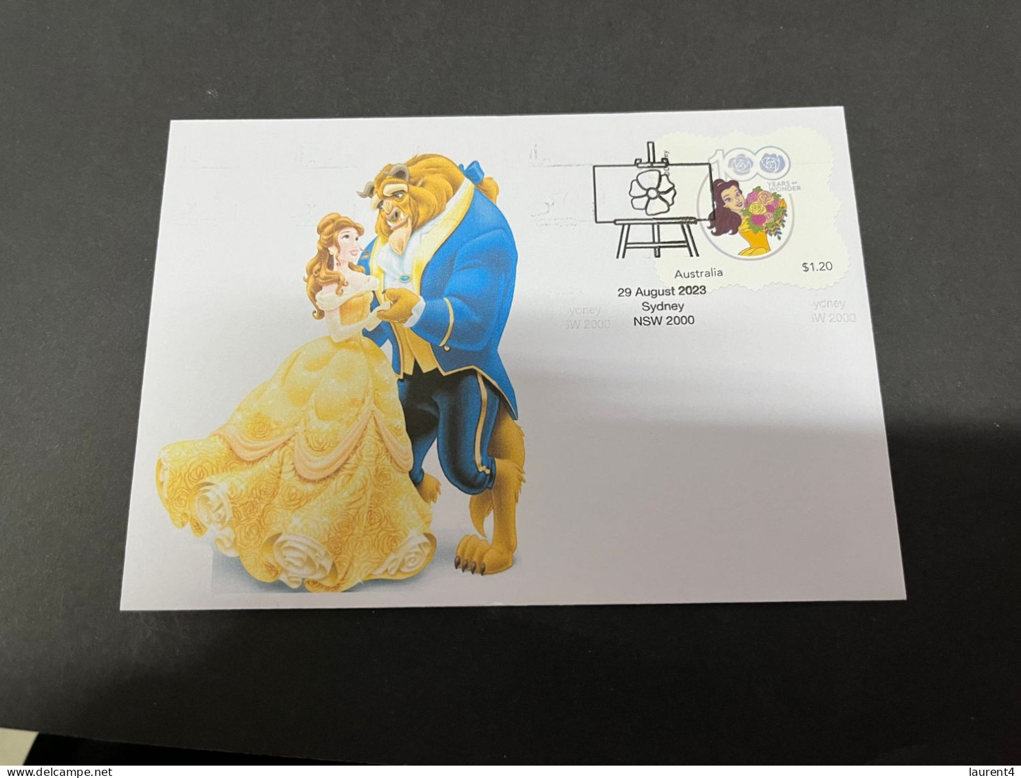 5-9-2023 (4 T 17) Australia - 2023 - Belle From Beauty &The Beast -  Issued 29-8-2023 (for Centenary Of Disney) - Brieven En Documenten