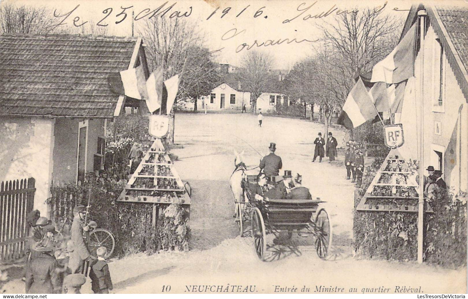 FRANCE - 88 - NeufChâteau - Entrée Du Ministre Au Quartier Rébéval - Carte Postale Ancienne - Neufchateau
