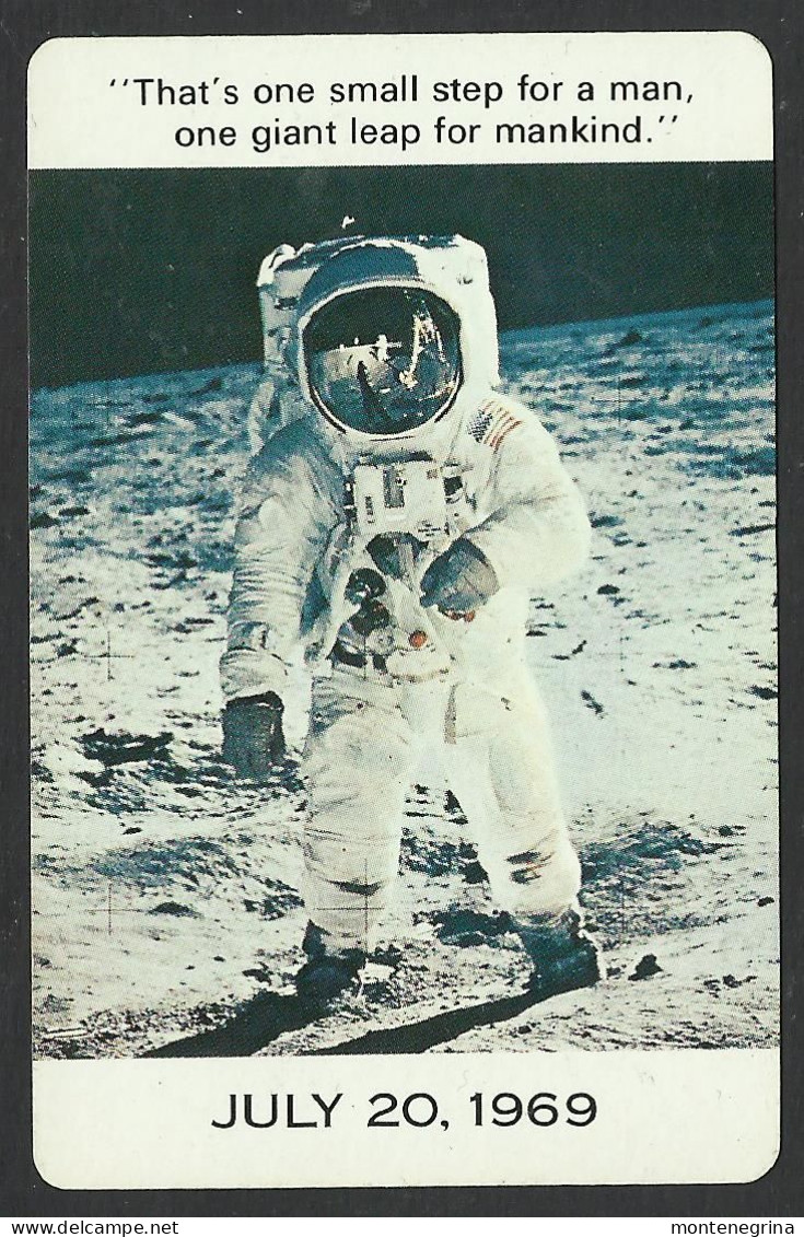 PocketCalendar ( 1976 ) That's One Smal Step For A Man One Giant Leap For Mankind 5,5 X 9cm (see Sales Conditions) 08587 - Tamaño Grande : 1971-80