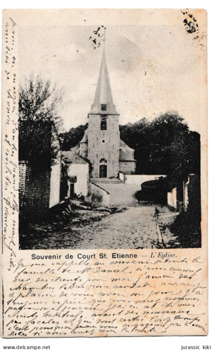 Souvenir De Court-Saint-Etienne - L'Eglise - Court-Saint-Etienne