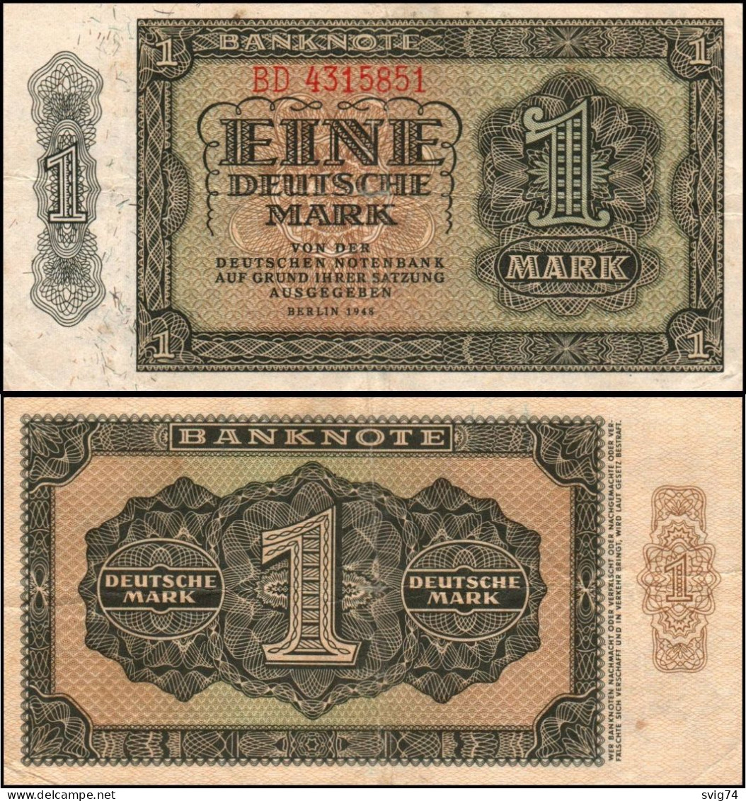 Germany 1 Deutsche Mark 1948 Pick 9 - 1 Deutsche Mark