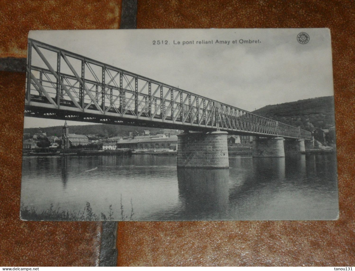 OMBRET. 2512. LE PONT RELIANT AMAY ET OMBRET - Amay