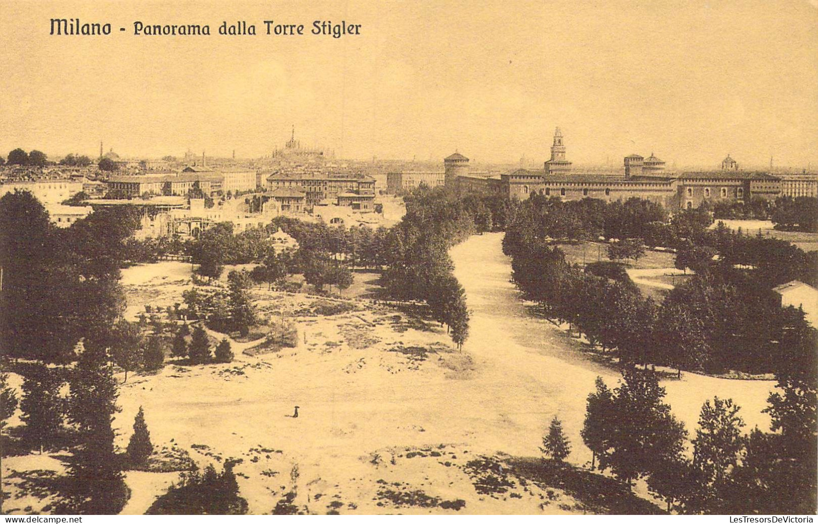 ITALIE - Milano - Panorama Dalla Torre Stigler - Carte Postale Ancienne - Milano (Mailand)