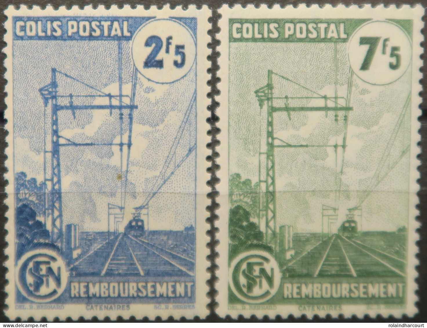 LP3219/170 - 1944/1945 - COLIS POSTAUX - N°218A à 219A NEUFS* - Neufs