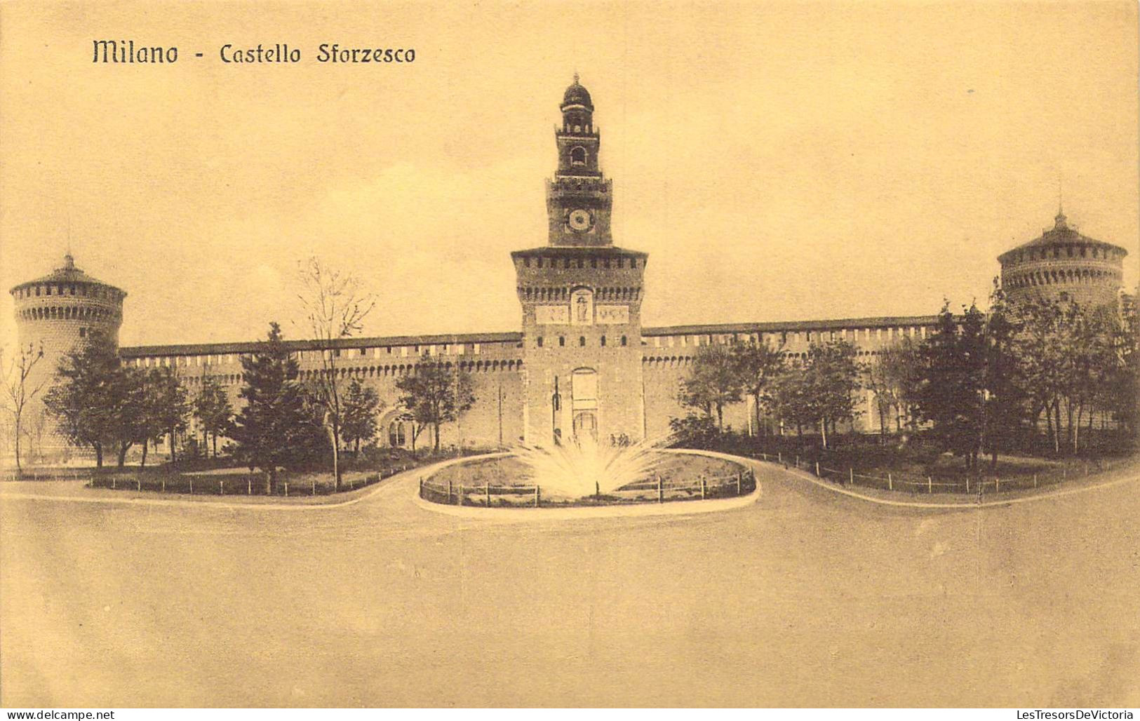 ITALIE - Milano - Castello Sforzesco - Carte Postale Ancienne - Milano (Milan)