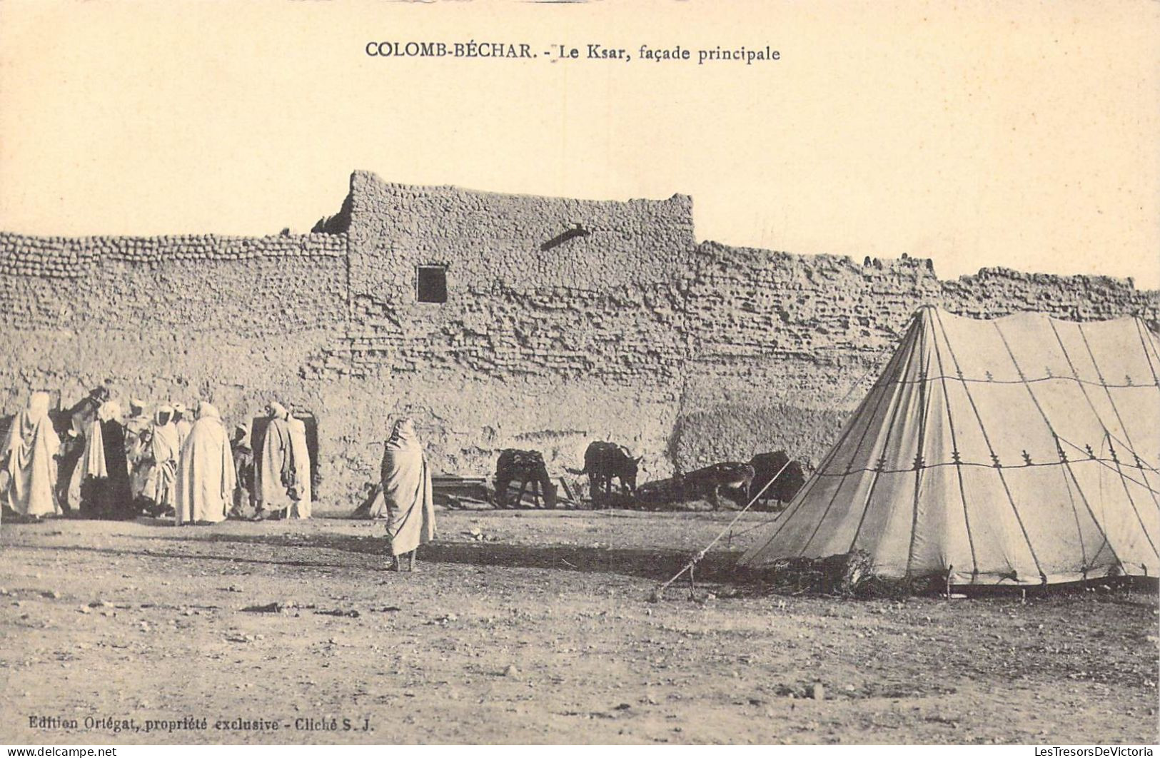 ALGERIE - Colomb-Béchar - Le Ksar, Façade Principale - Carte Postale Ancienne - Autres & Non Classés