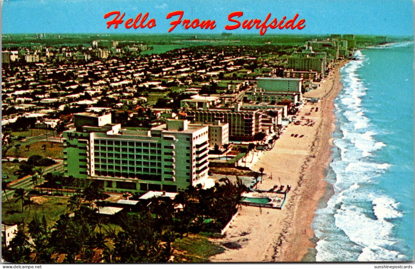 Florida Miami Beach Hello From Surfside On The Ocean - Miami Beach