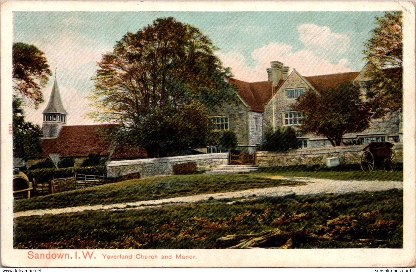 England Ilse Of Wight Sandown Yaverland Church And Manor  - Sandown