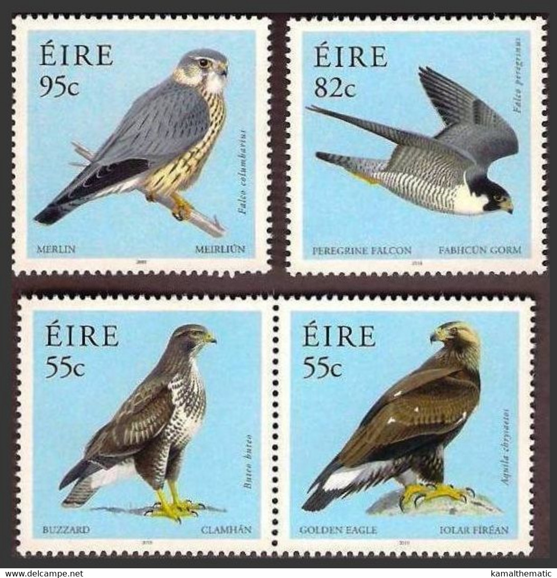 Ireland 2010 MNH 4v, Birds Of Prey, Eagles - Aigles & Rapaces Diurnes