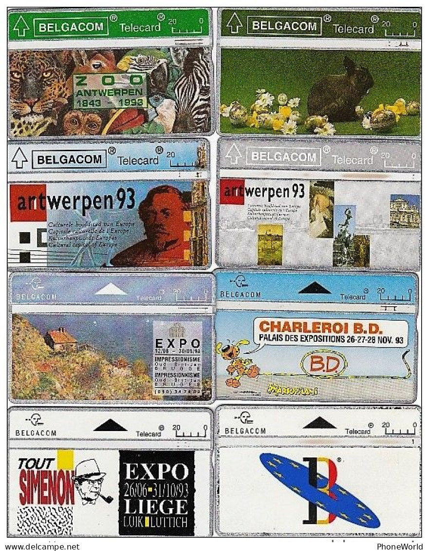 Belgacom, Optical L&G Cards, 1993 - Sans Puce