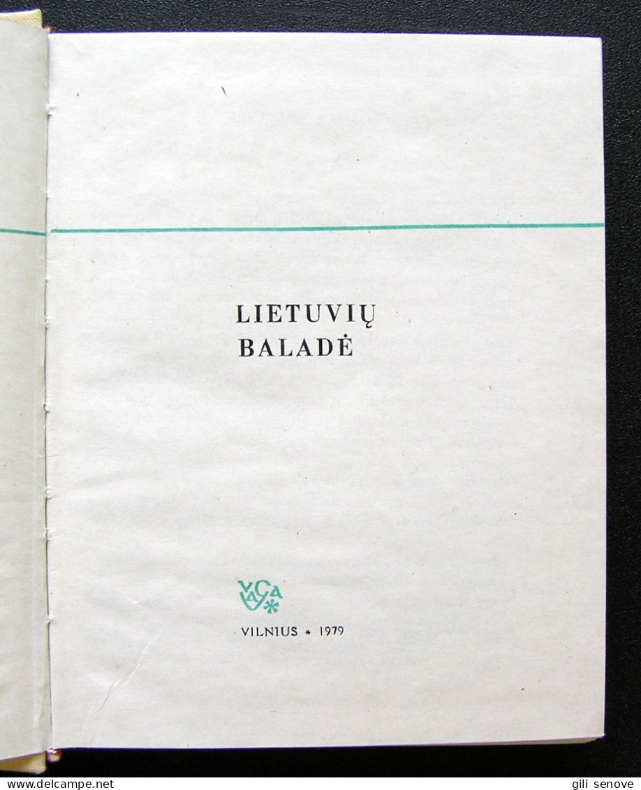 Lithuanian Book / Lietuvių Baladė 1979 - Romans